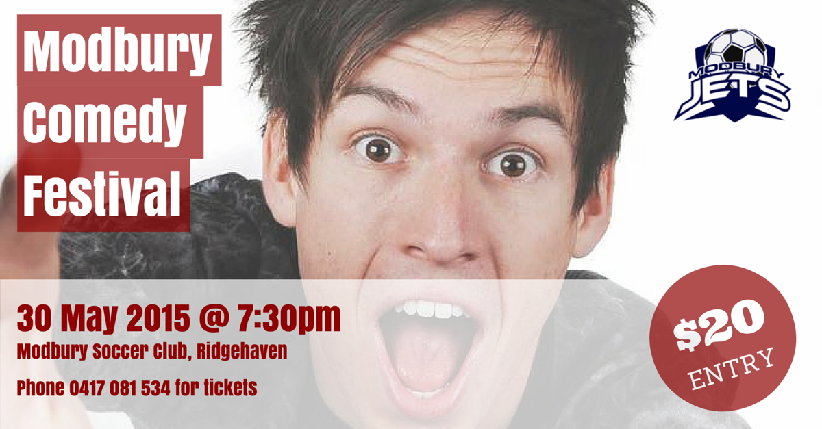 Modbury Events Modbury Comedy Festival | Modbury Soccer Club